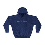 Keep It Simple Unisex Mineral Wash Hoodie