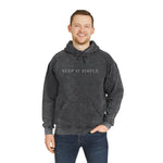 Keep It Simple Unisex Mineral Wash Hoodie